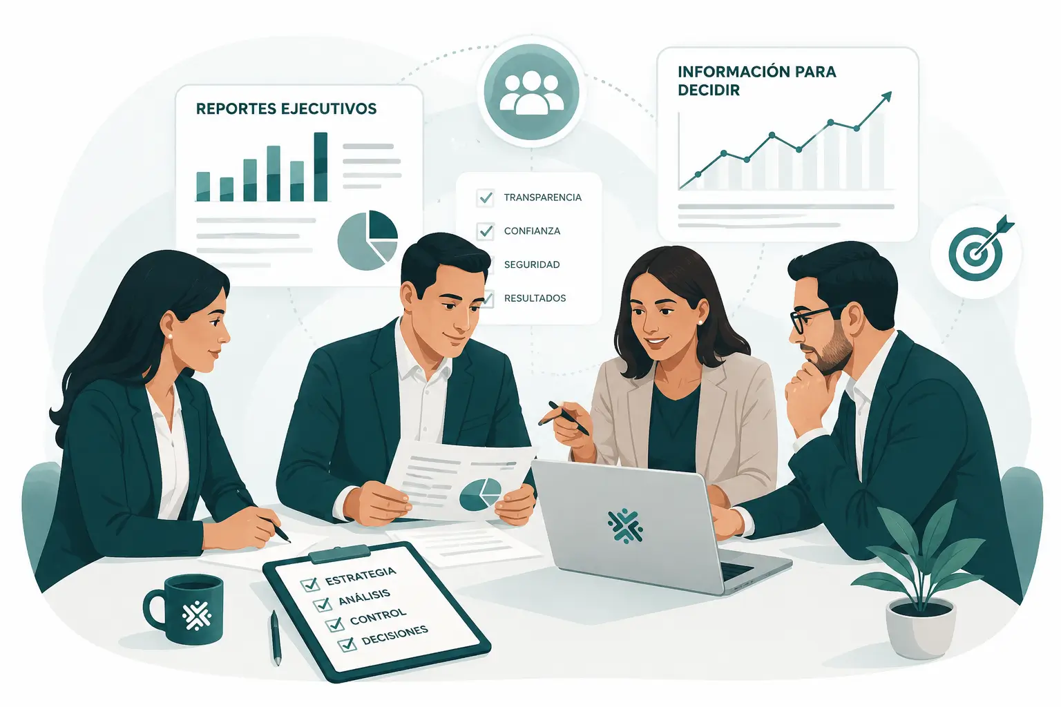 Control interno, mapa de procesos, tablero de riesgos y validación de controles en Revisoría Fiscal